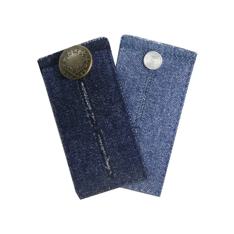 4-Piece: Jeans Elastic Waistband Button Extender Belt