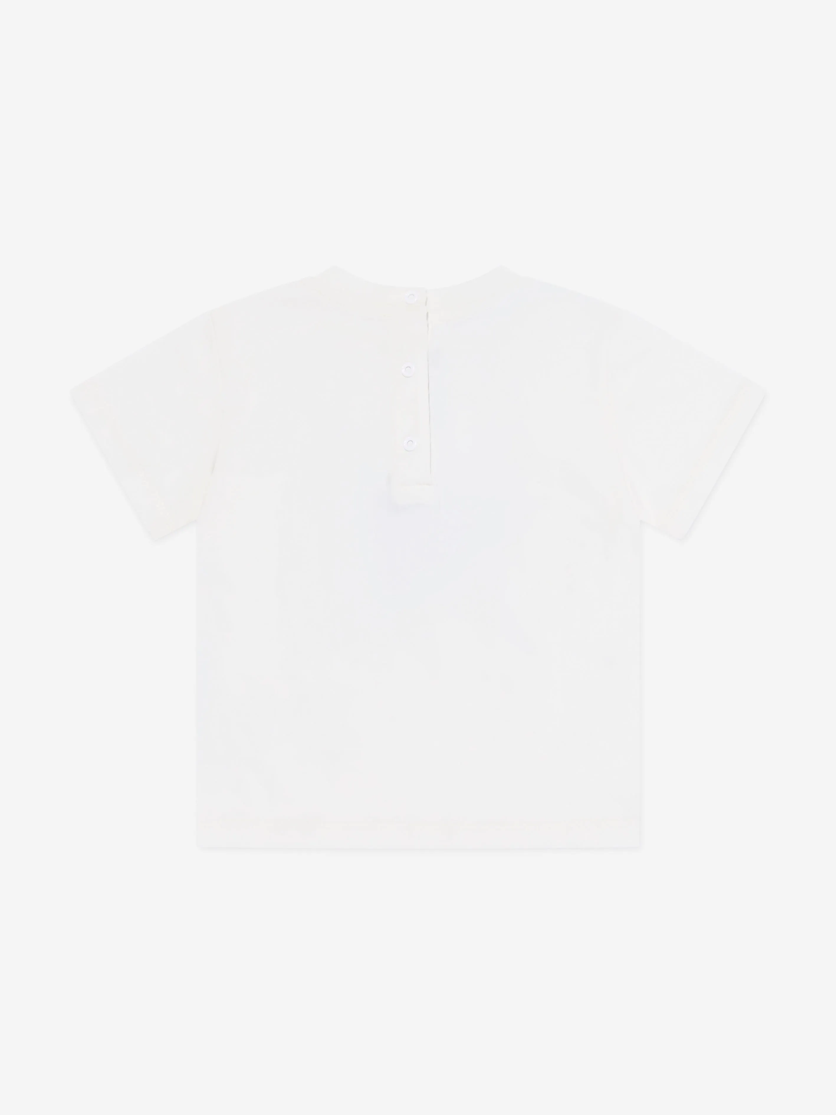 Balmain Baby Star Print T-Shirt in Ivory