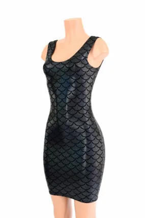 Black Mermaid Tank Dress