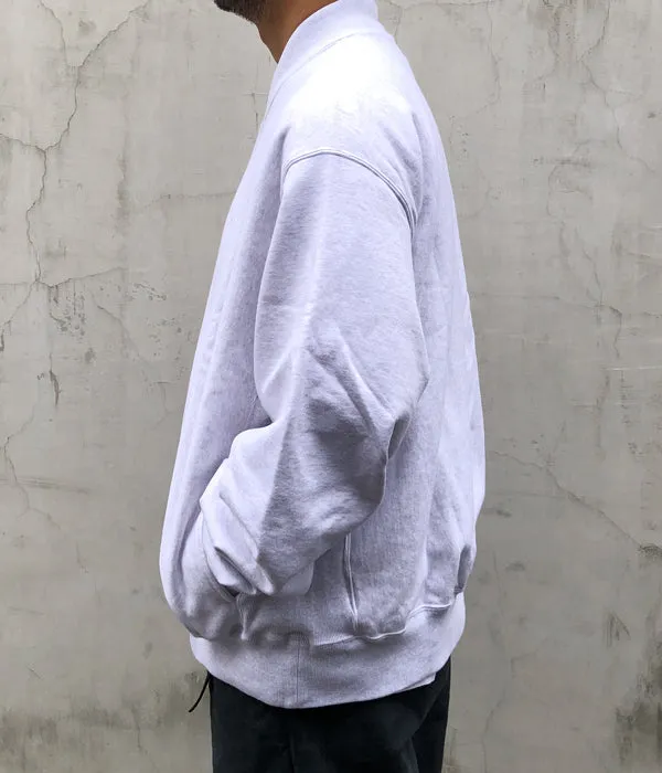 blurhms ROOTSTOCK/SOFT&HARD SWEAT SNAP CARDIGAN (HeatherWhite)