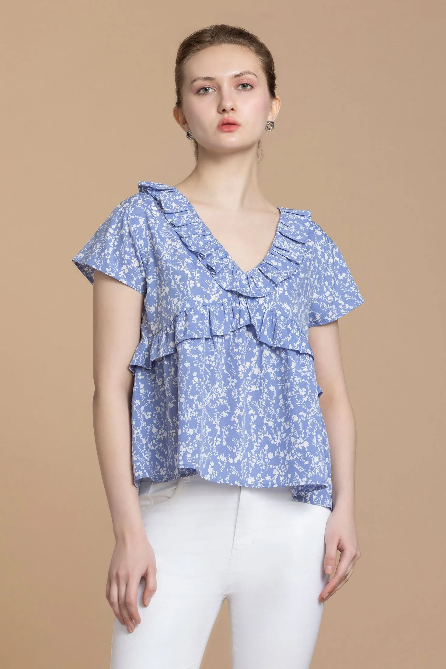 Bohera Ellianna Ruffled Top