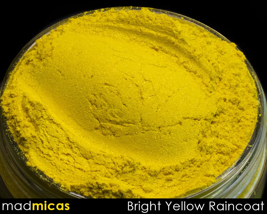 Bright Yellow Raincoat Yellow Mica