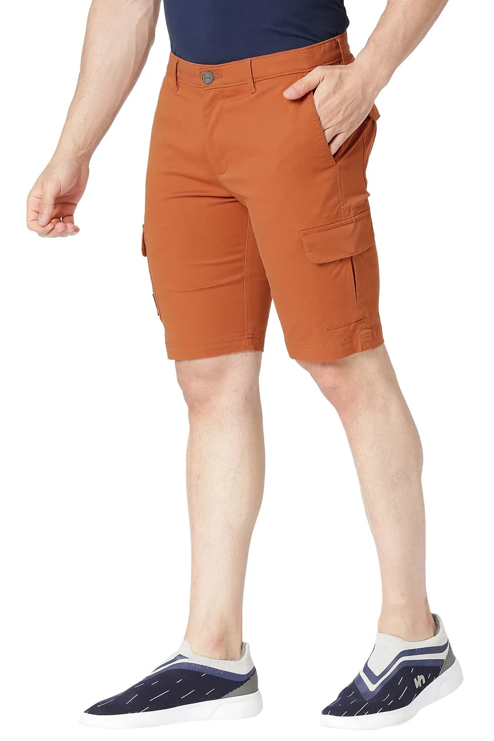 Cargo Cotton Stretch Shorts