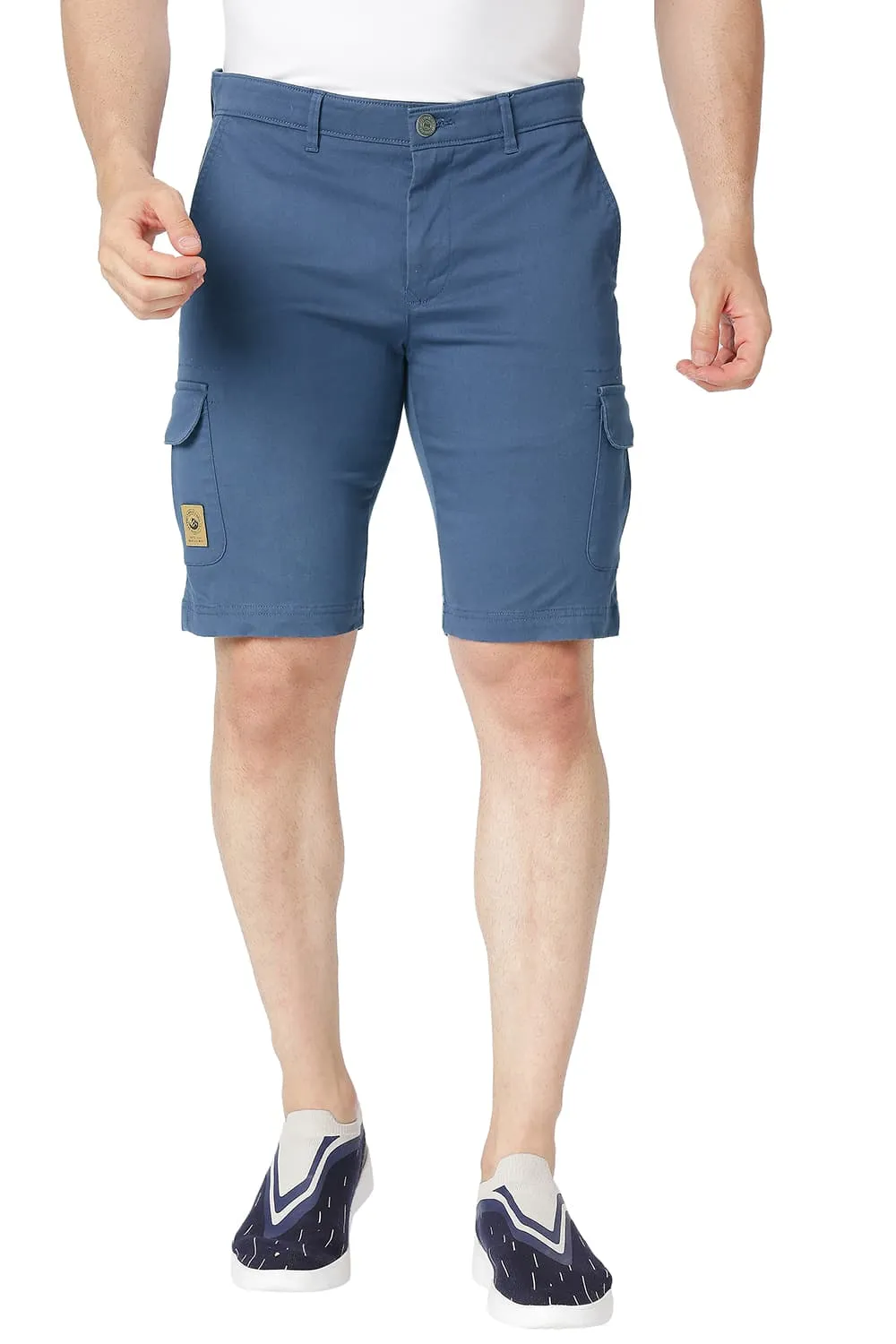 Cargo Cotton Stretch Shorts