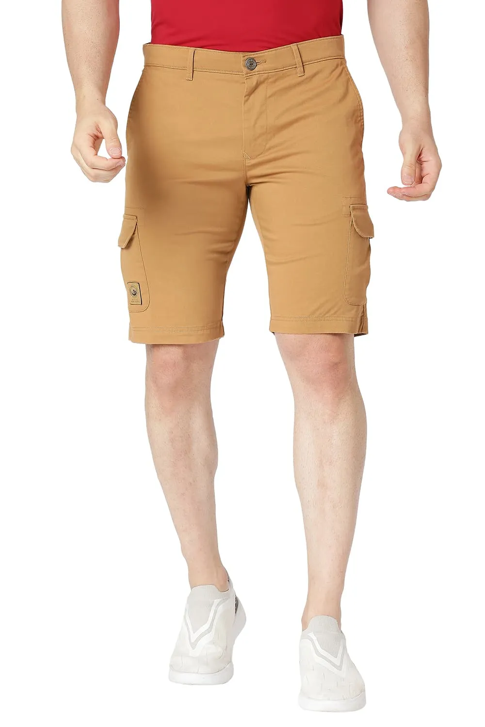 Cargo Cotton Stretch Shorts