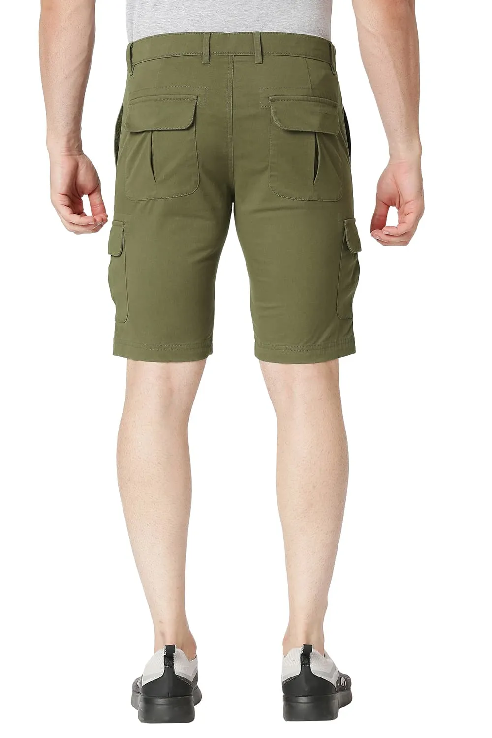 Cargo Cotton Stretch Shorts