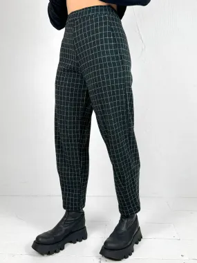 Cervo J Soft Graph Check Narrow Trousers