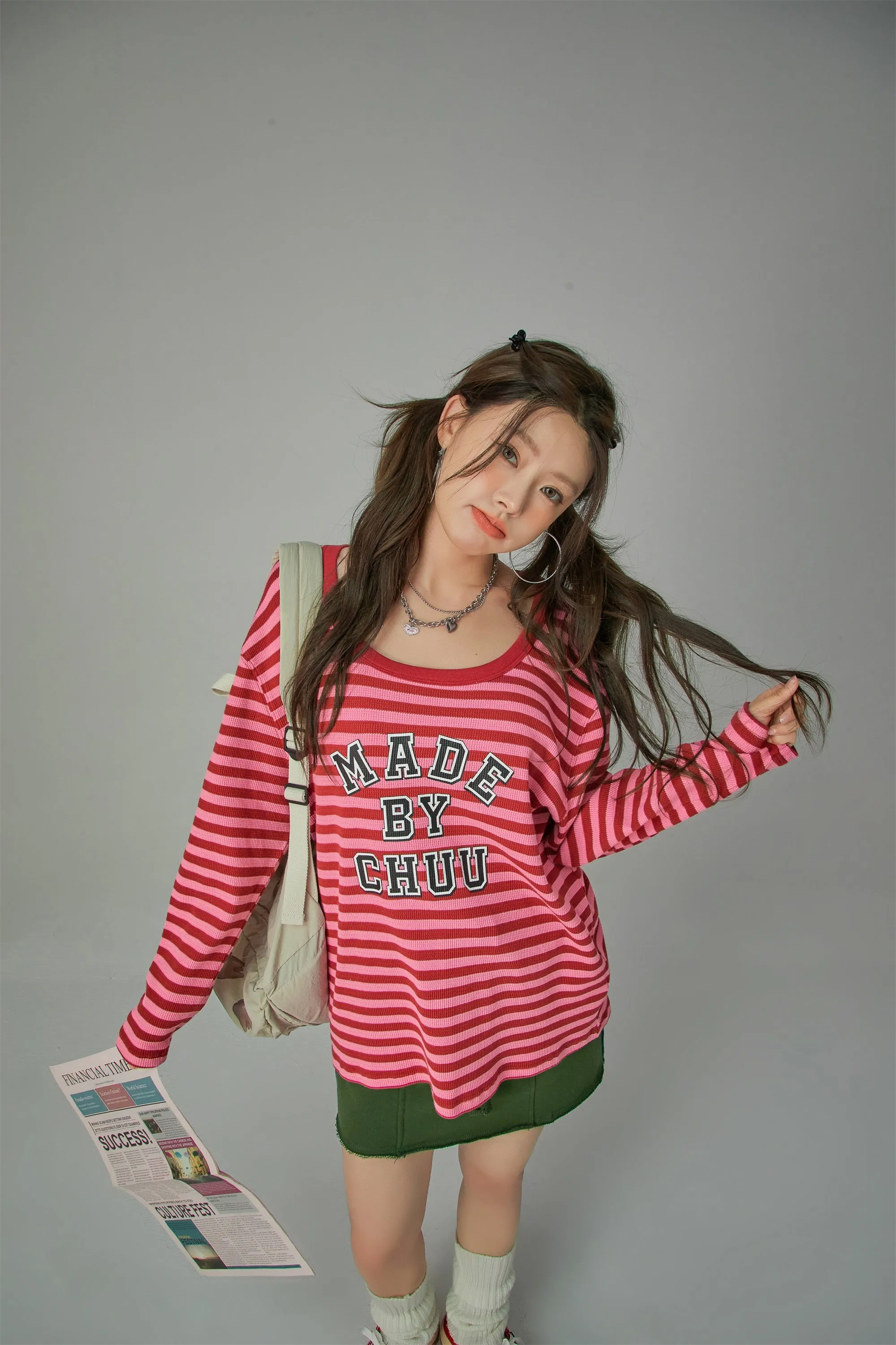 Cheerful Striped Long Sleeve T-Shirt