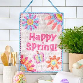 Coats & Clark Quilting Happy Spring Banner Wall Hanging