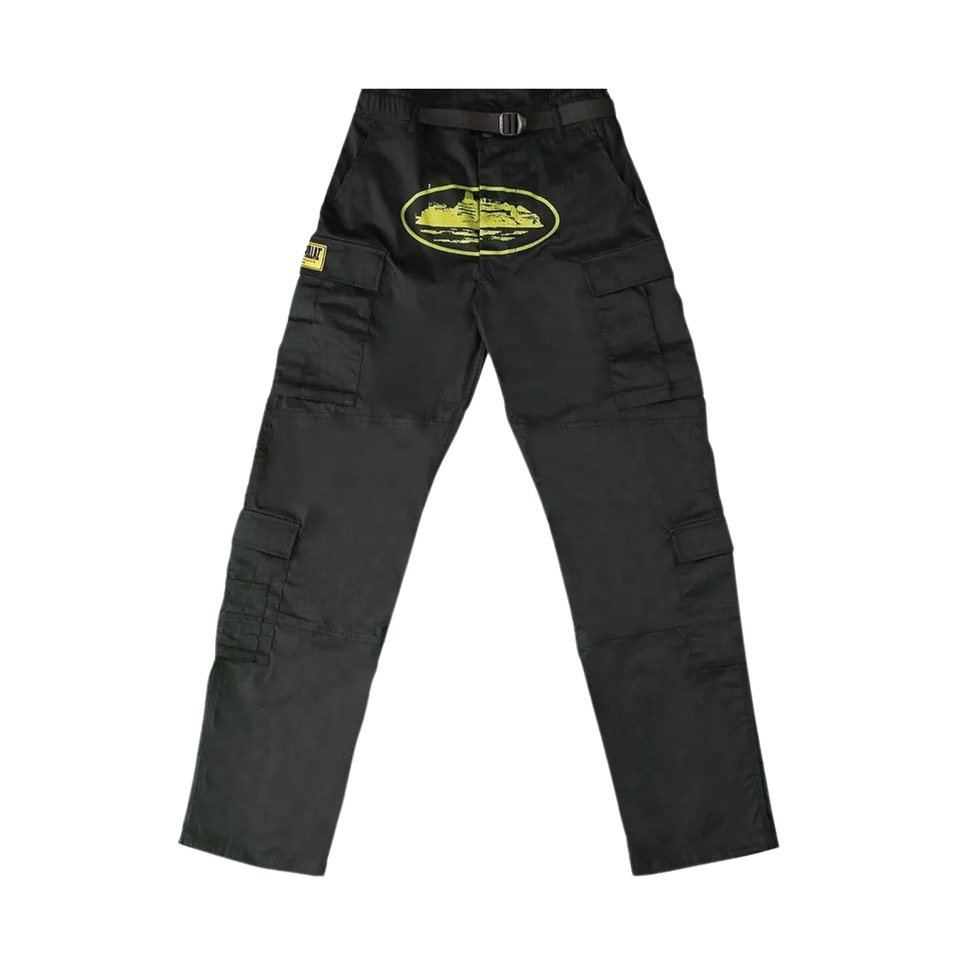 Corteiz Yella Guerillaz Cargos 'Black/Yellow'