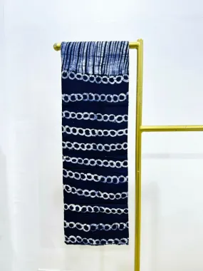 Dark Blue Dideolu Soft Cotton Adire