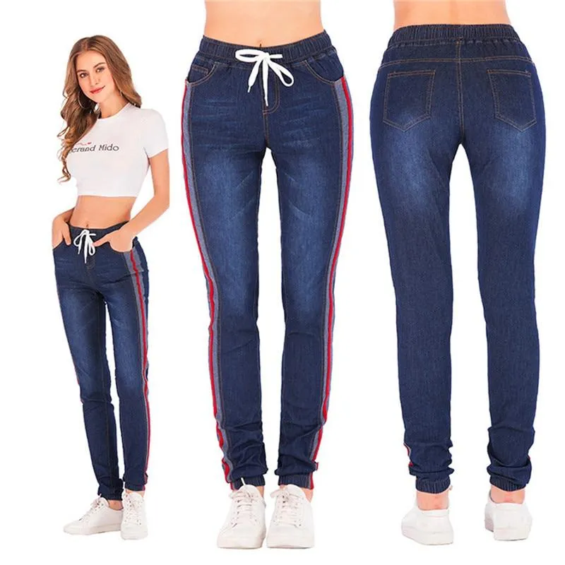 Drawstring Loose Skinny Jean