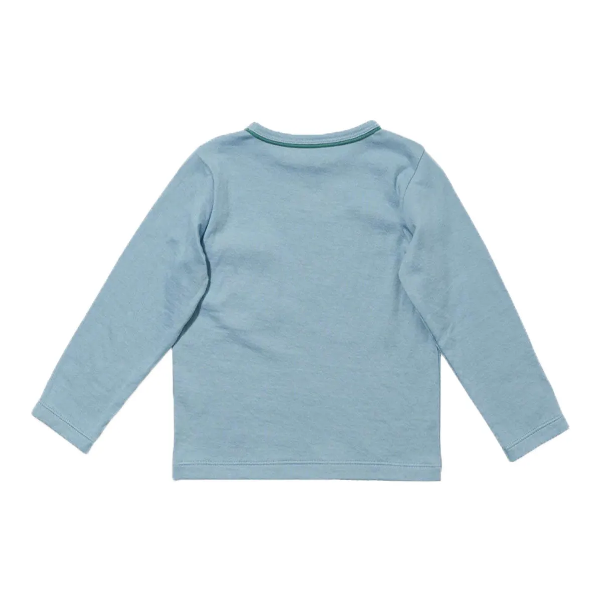 Dusty Blue Edward Baby Long-Sleeve Tee