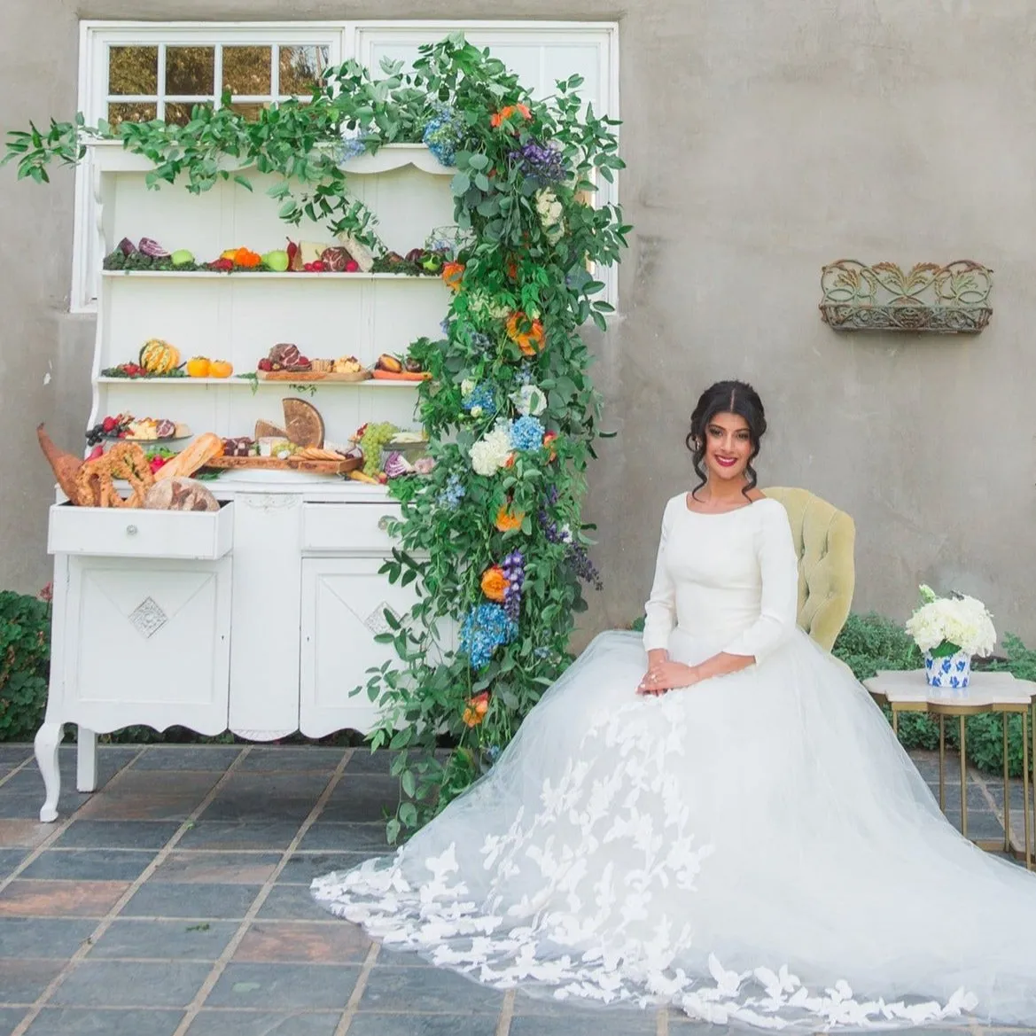 Fairytale Orange and Blue Sacramento Styled Shoot