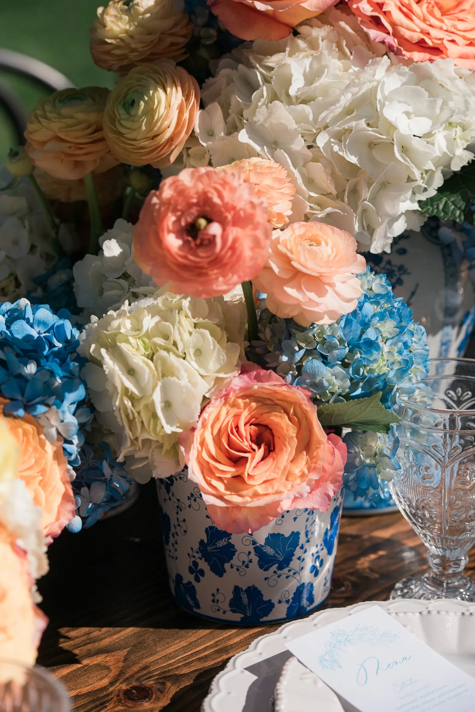 Fairytale Orange and Blue Sacramento Styled Shoot