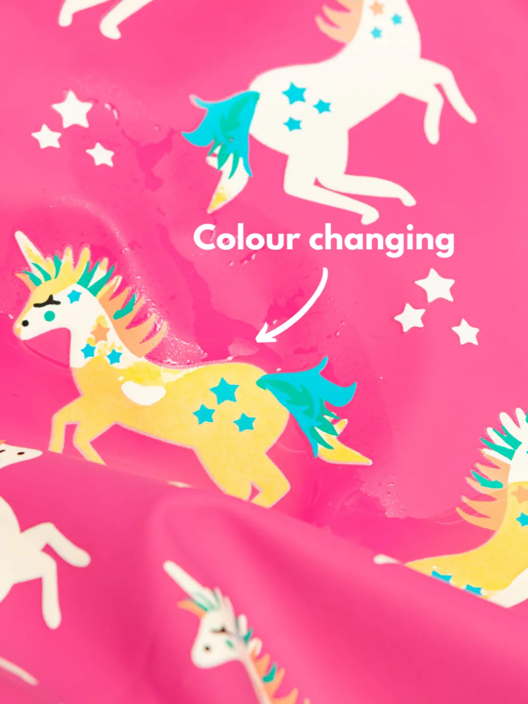 Flying Unicorn Colour Changing Raincoat