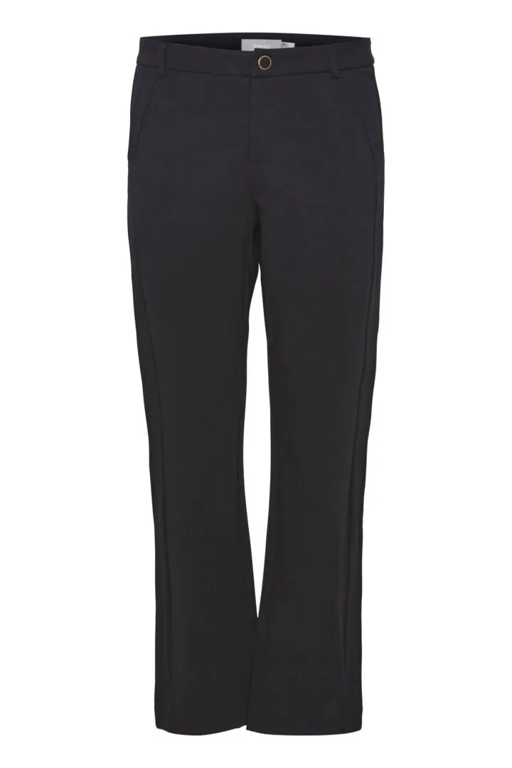 Fransa Tall Black Straight leg Soft Jersey trousers 20613373