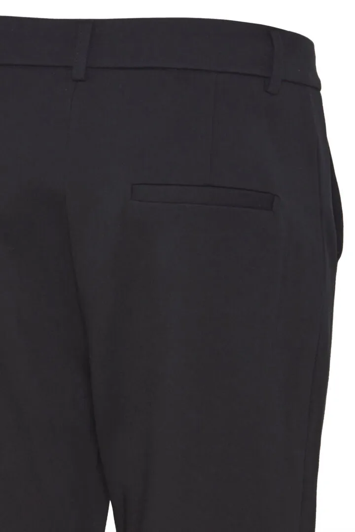 Fransa Tall Black Straight leg Soft Jersey trousers 20613373