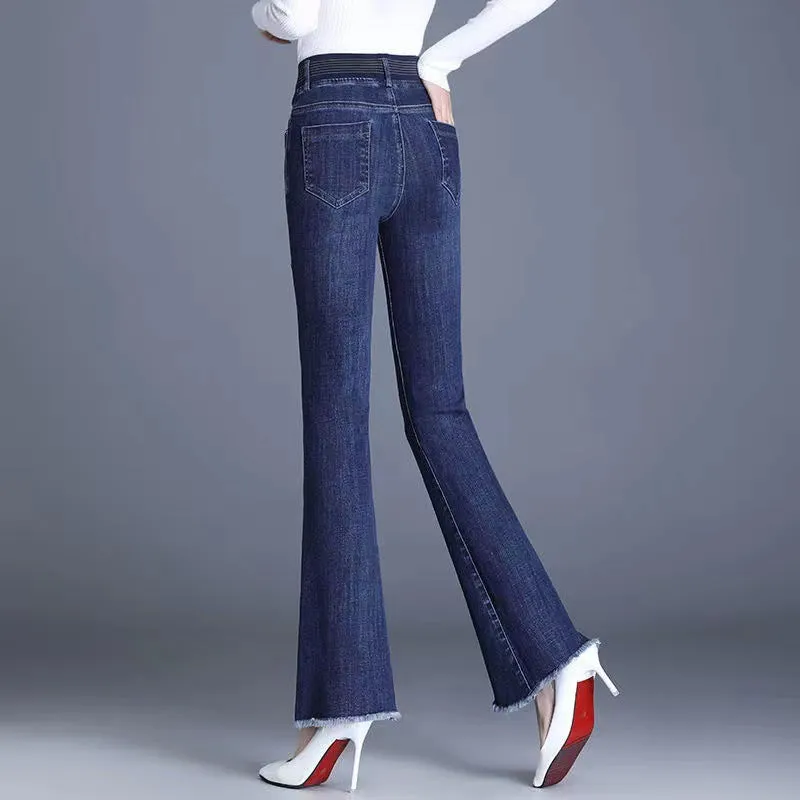 Gift Choice - High Waisted Stretch Elastic Jeans