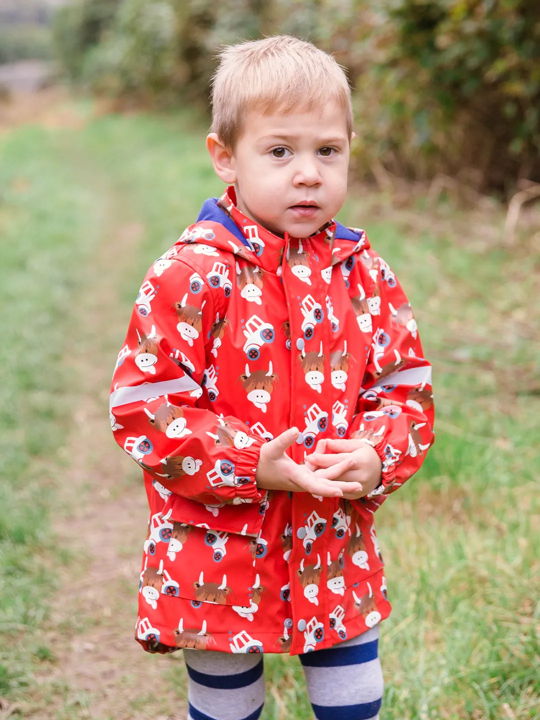 Hamish Highland Cow Colour Changing Raincoat