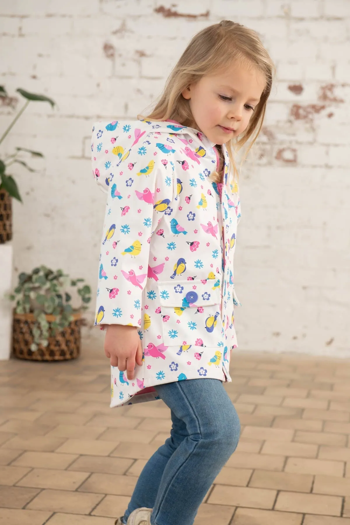 Heidi Jacket - Bird Print