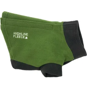 Highline Fleece Dog Coat Two Tone Green