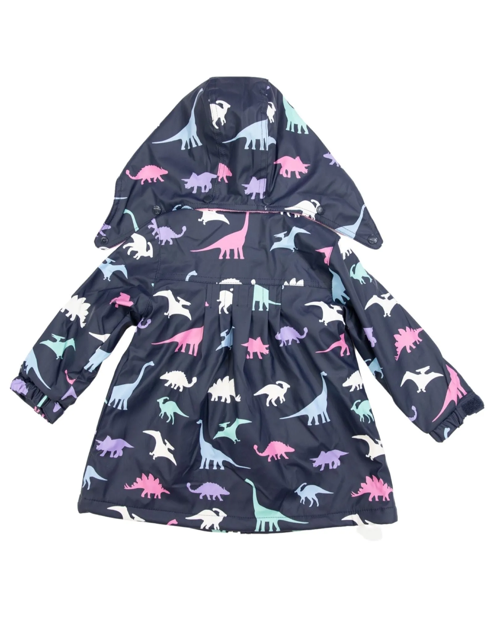 Korango Raincoat Colour Changing Dino Navy