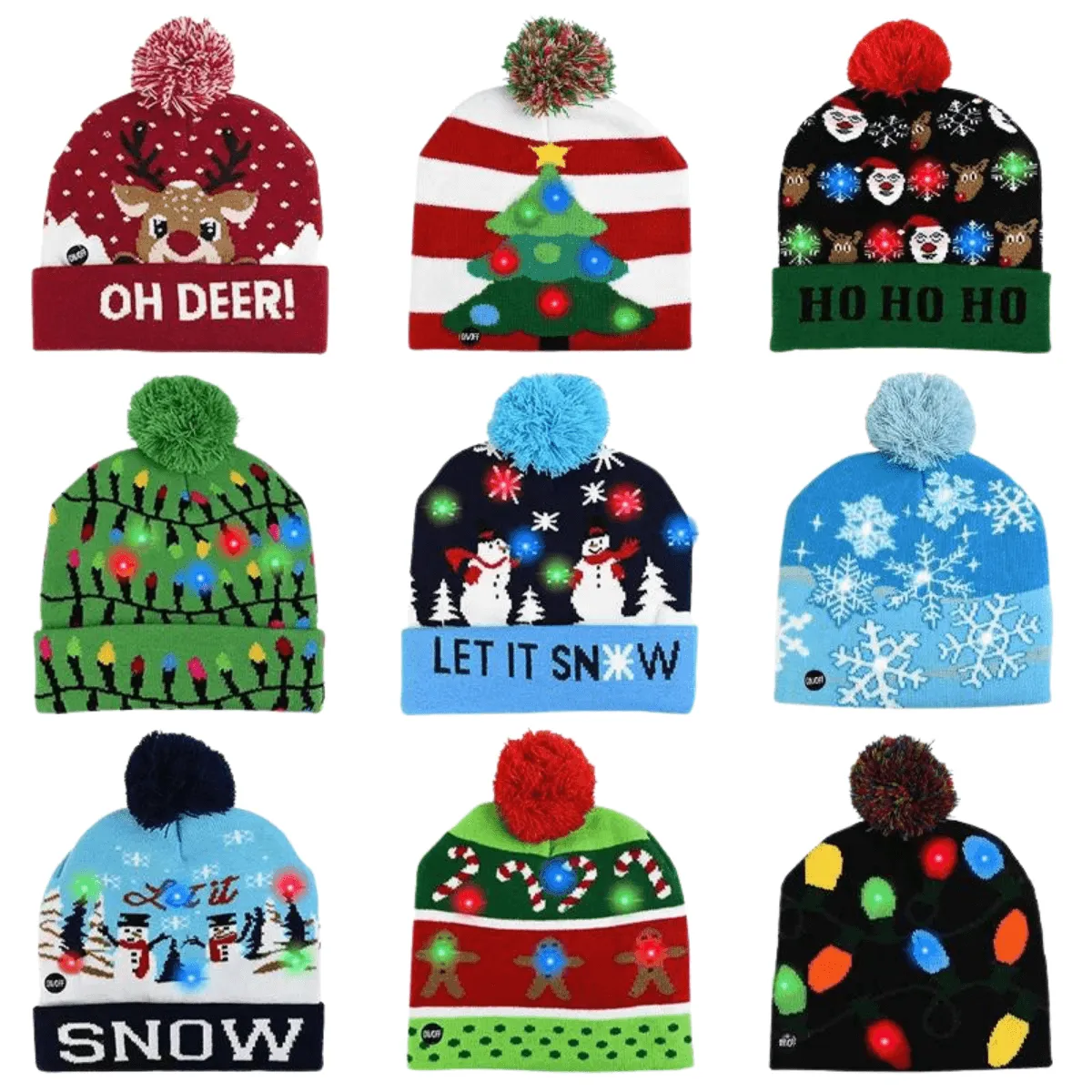 LED Winter Hats for Kids