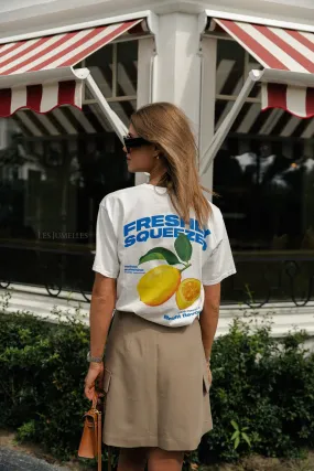 Lemon T-shirt white