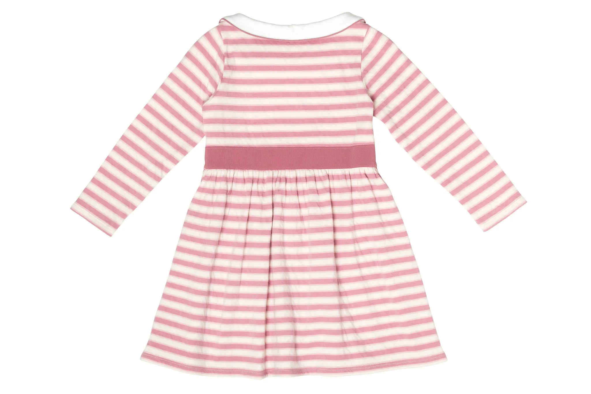 Marie Clare Dress Rose Rugby Stripe