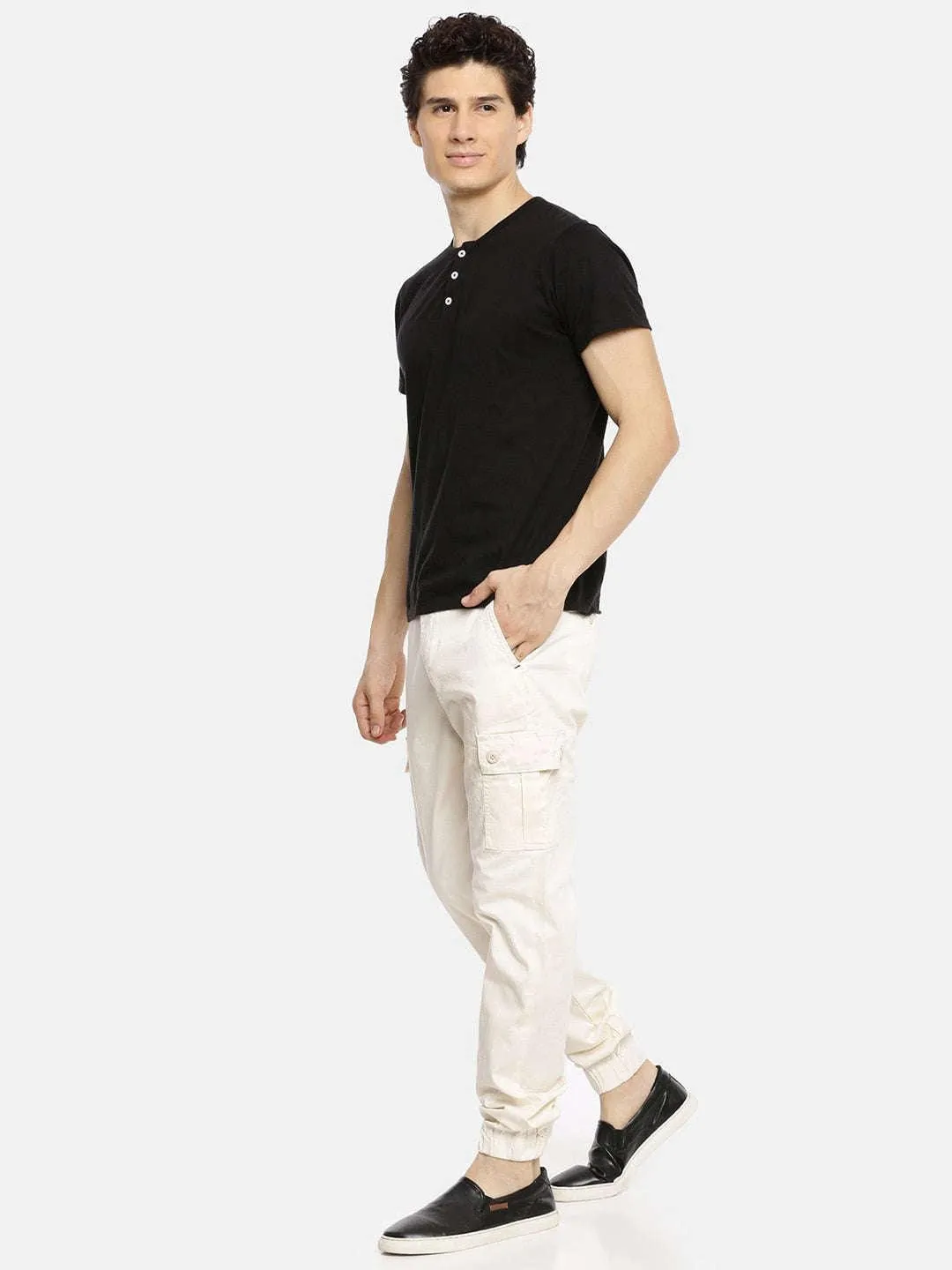 Men's Casual Cuffed Cargo Pant