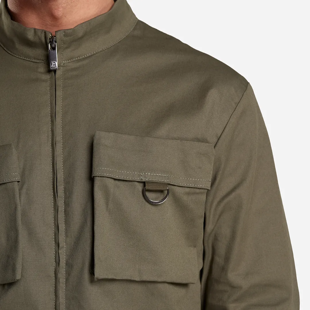 Nunez Overshirt - Light Khaki