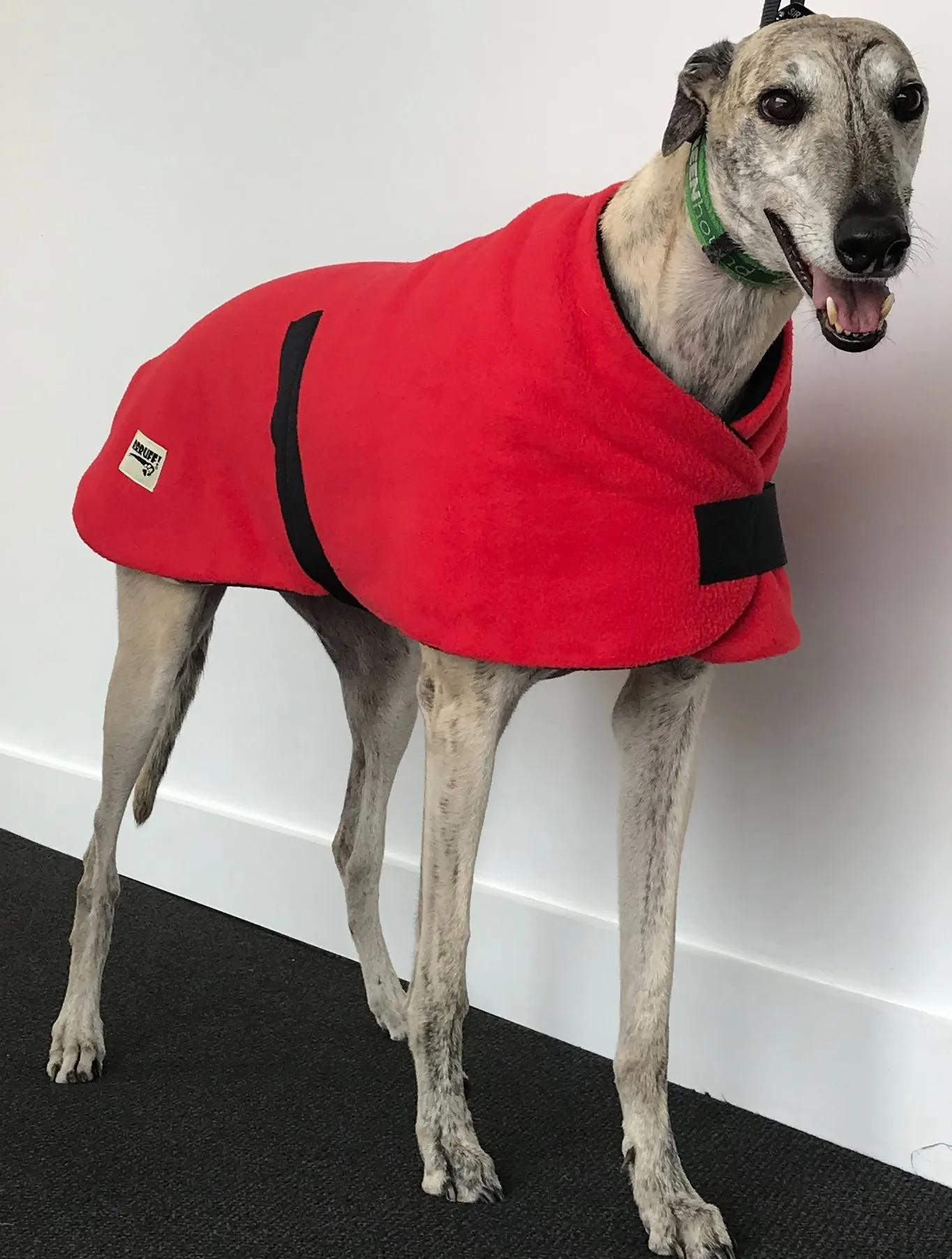 Red dog coat, extra thick polar fleece dog rug, xs,sml, lge, xxl, 4xl, greyhound