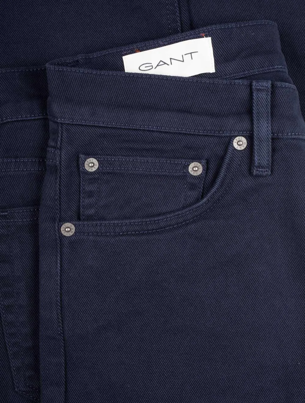 Regular Soft Twill Jeans Marine