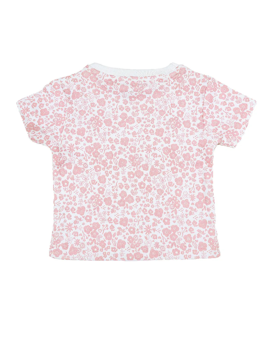 Round Neck Top - Printed - Floral