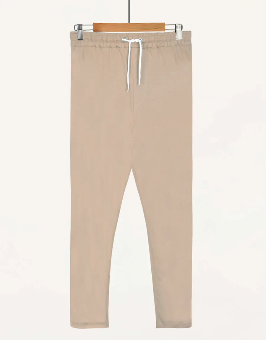 RZA Mens Super Soft Stripped Summer Trouser - SKIN