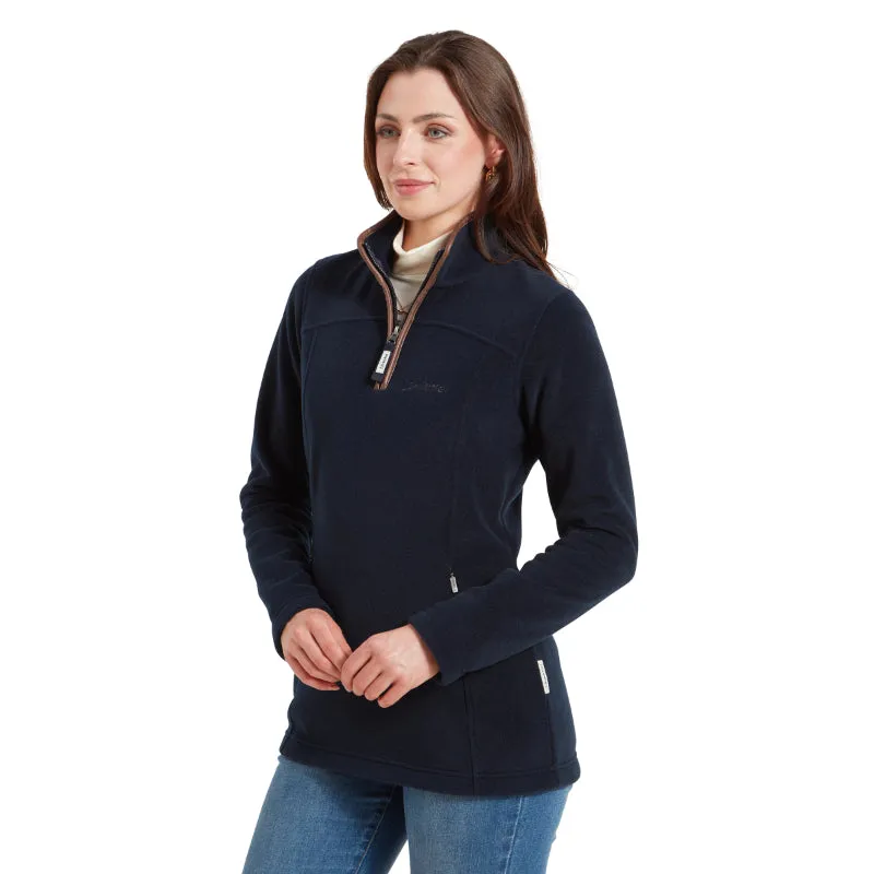 Schoffel Tilton 1/4 Zip Fleece - Navy