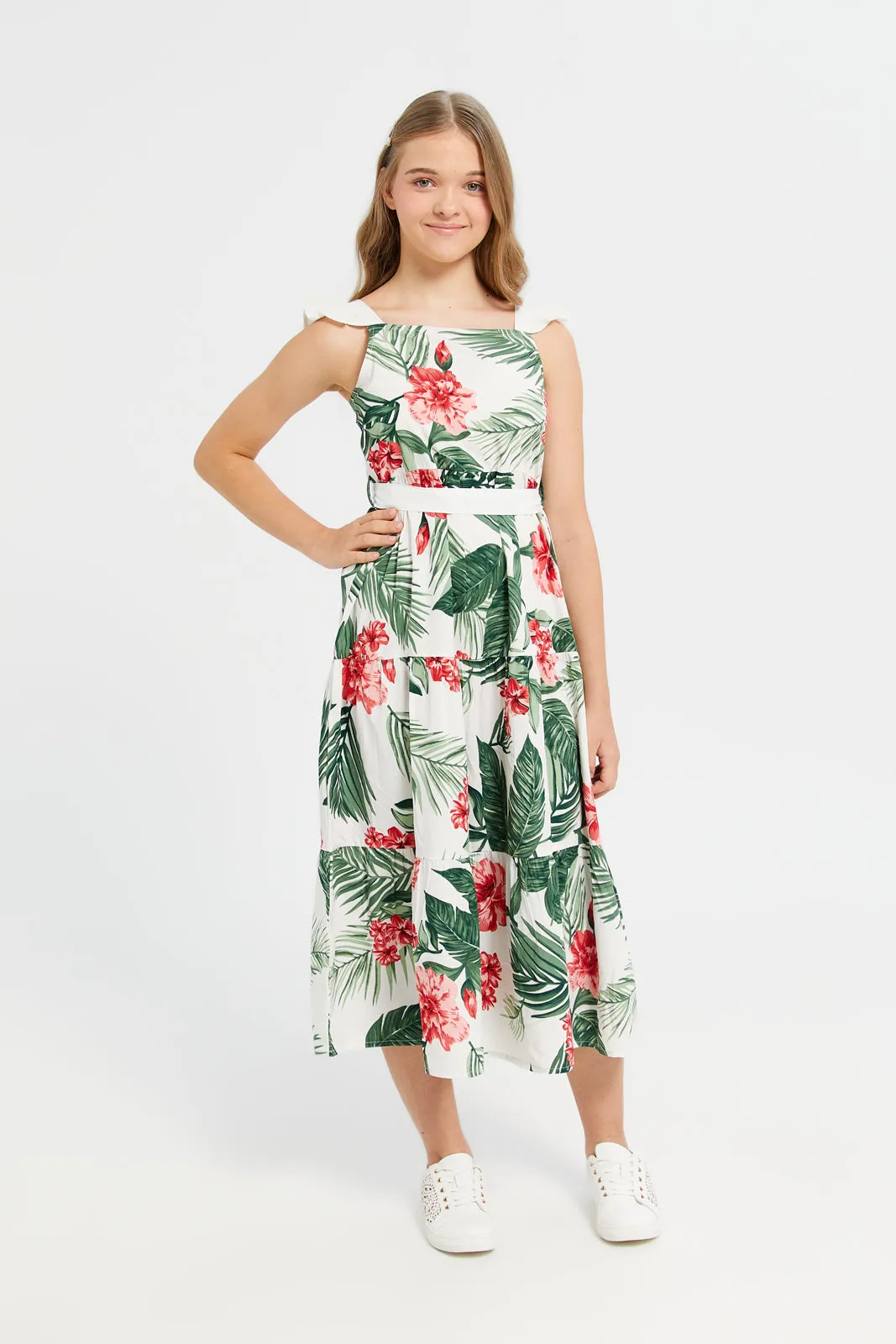 Senior Girls Assorted Printed Tropical Dress