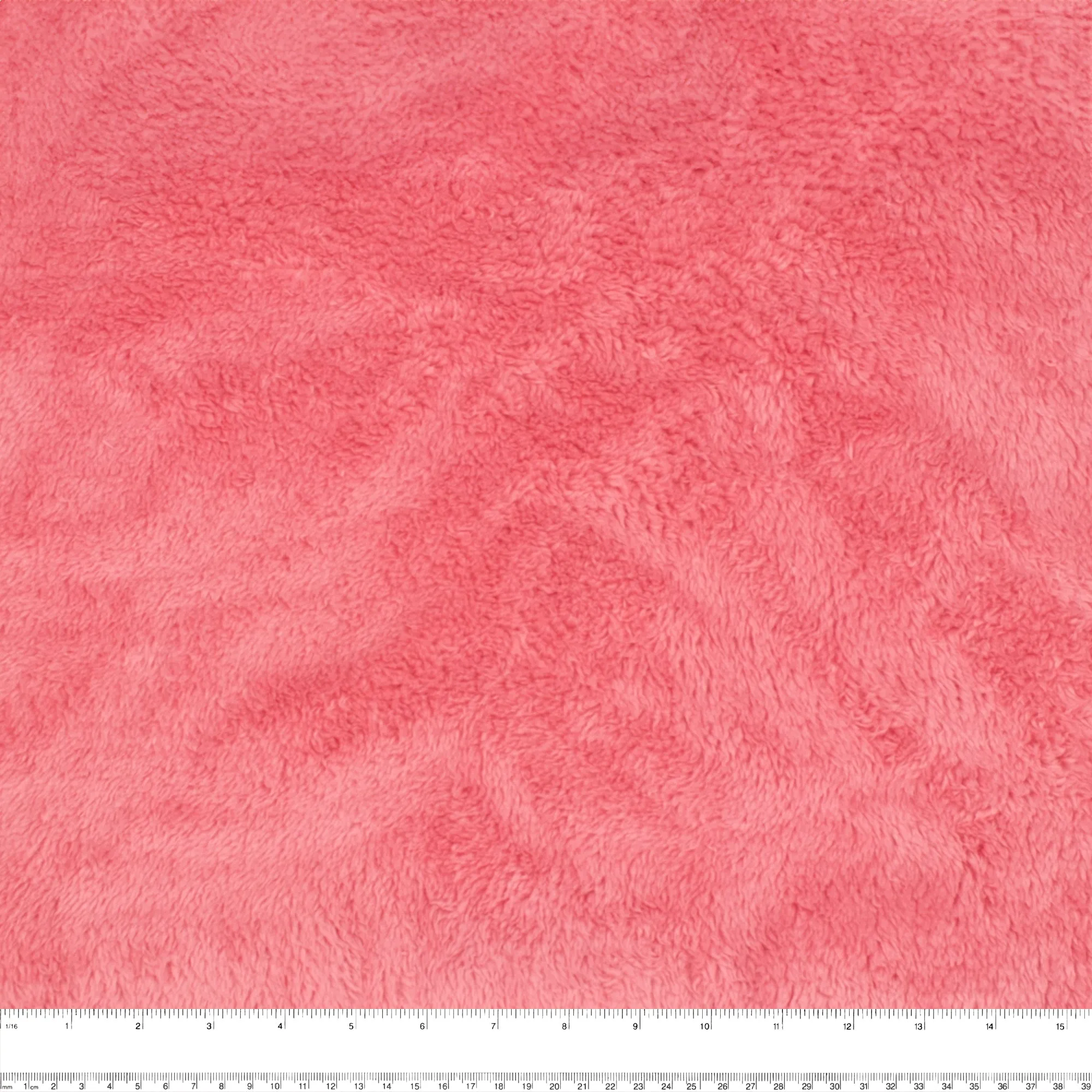 Solid Sherpa Fleece - CUDDLE - 011 - Coral