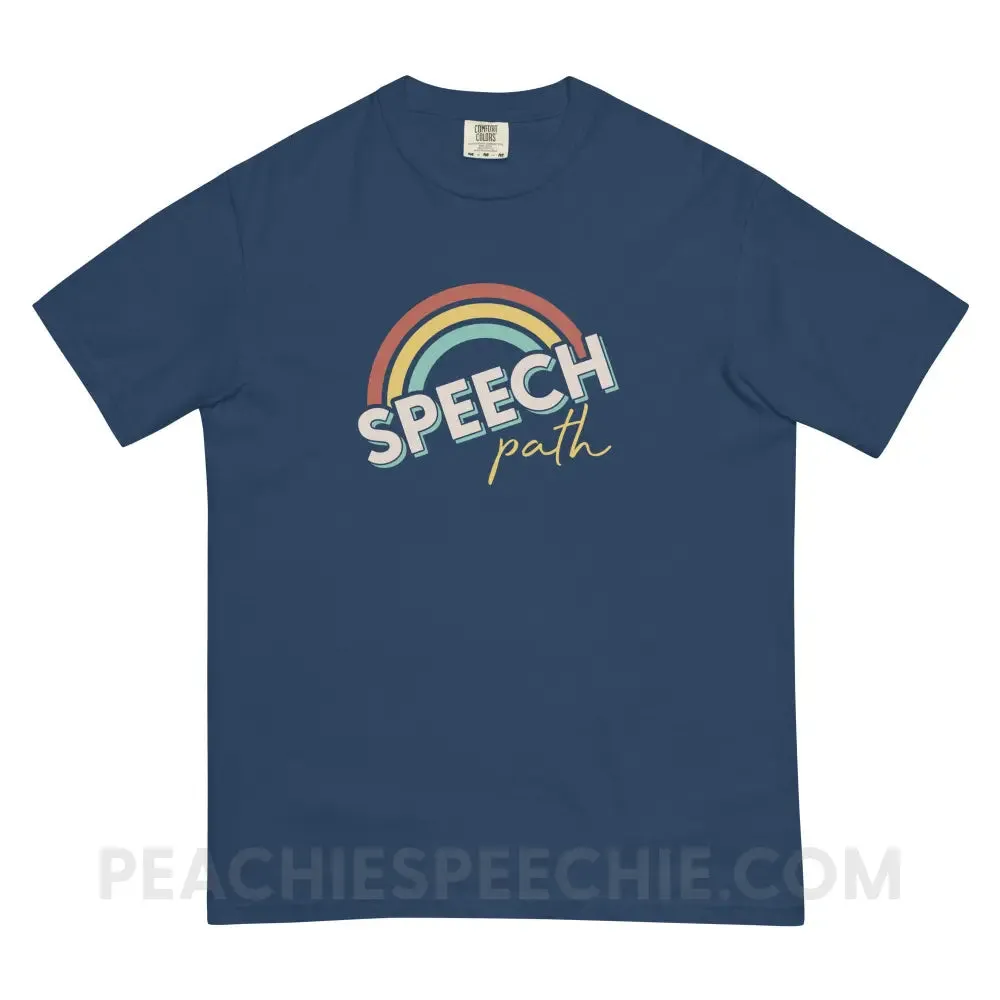 Speech Path Rainbow Comfort Colors Tee