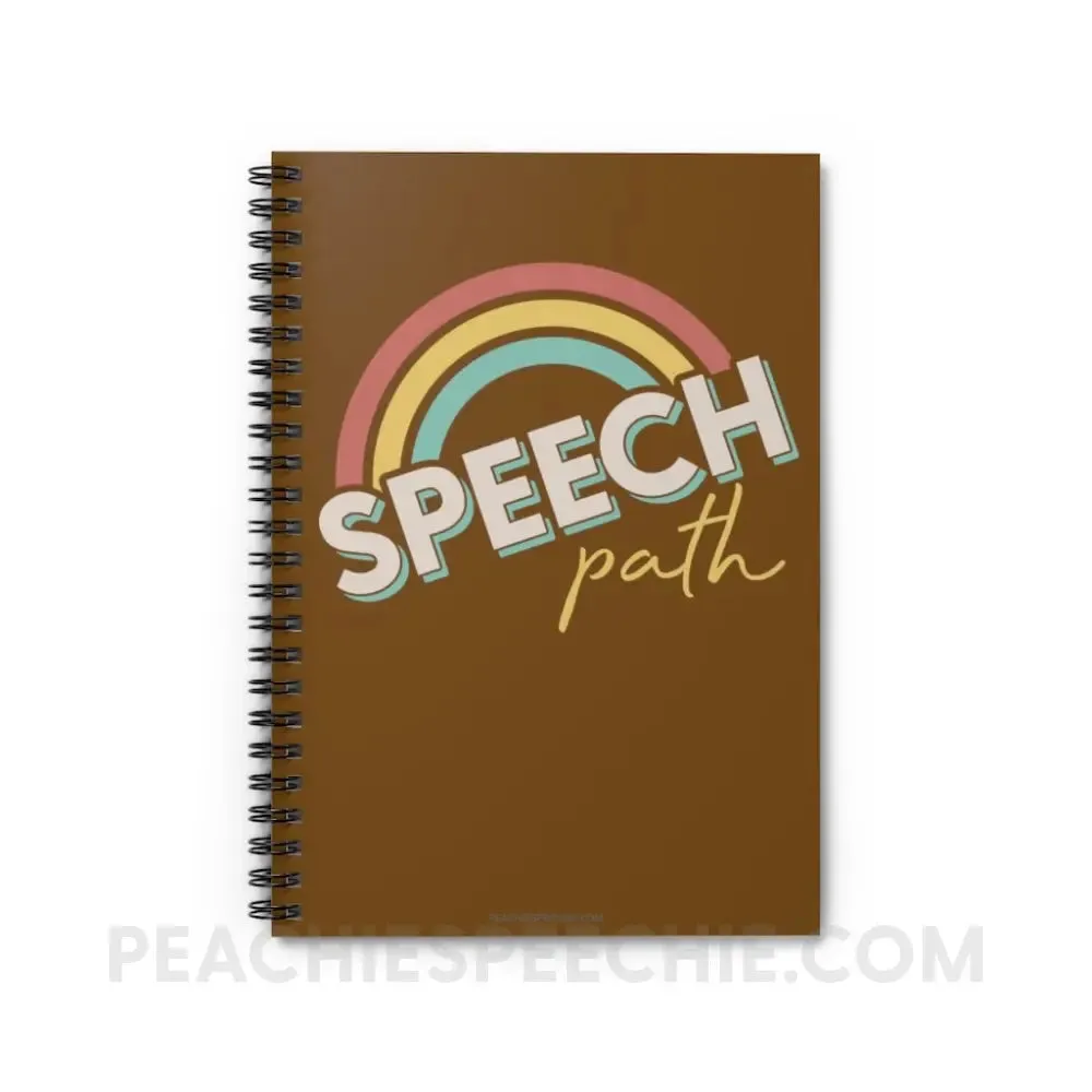 Speech Path Rainbow Notebook