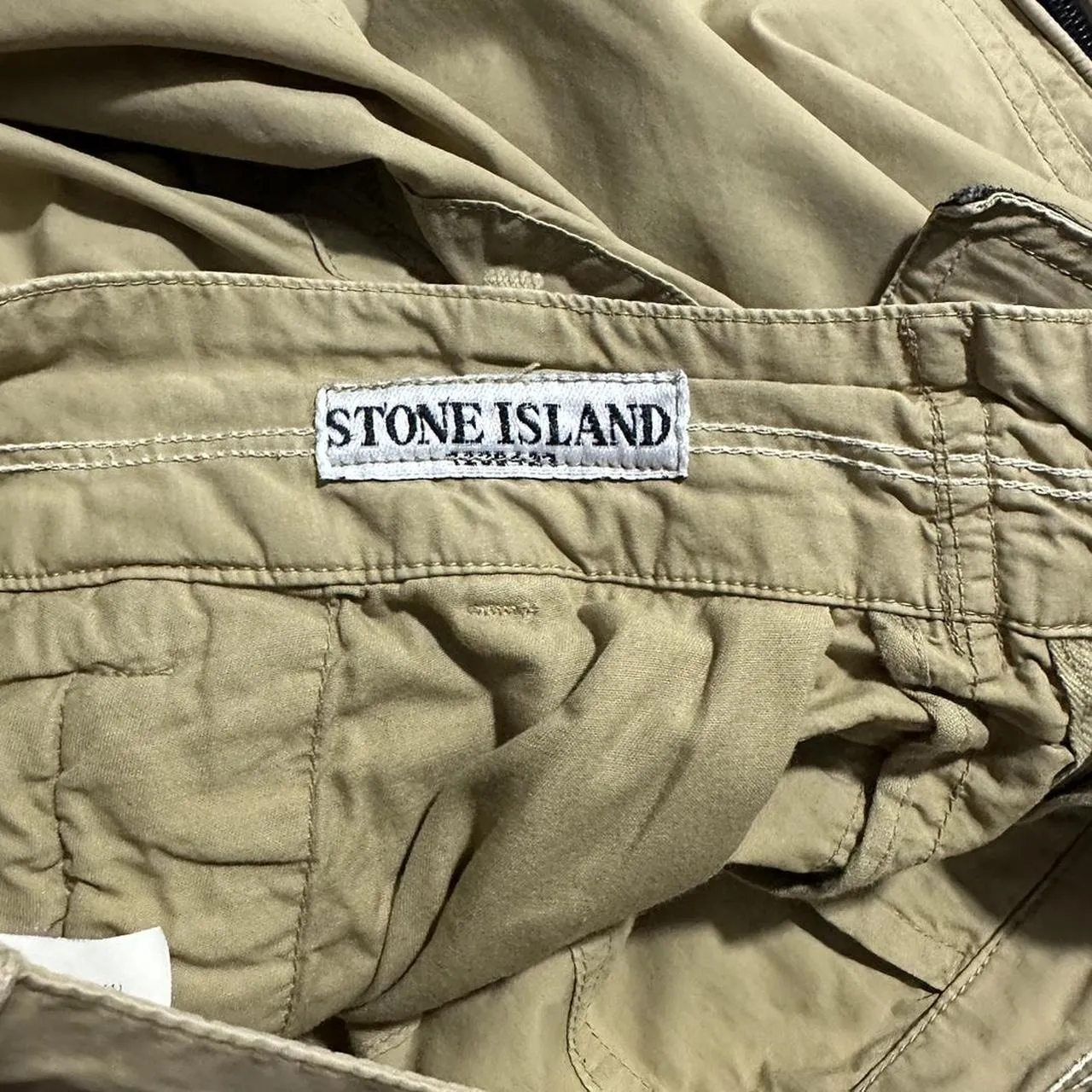 Stone Island Tan Flight Combat Cargos