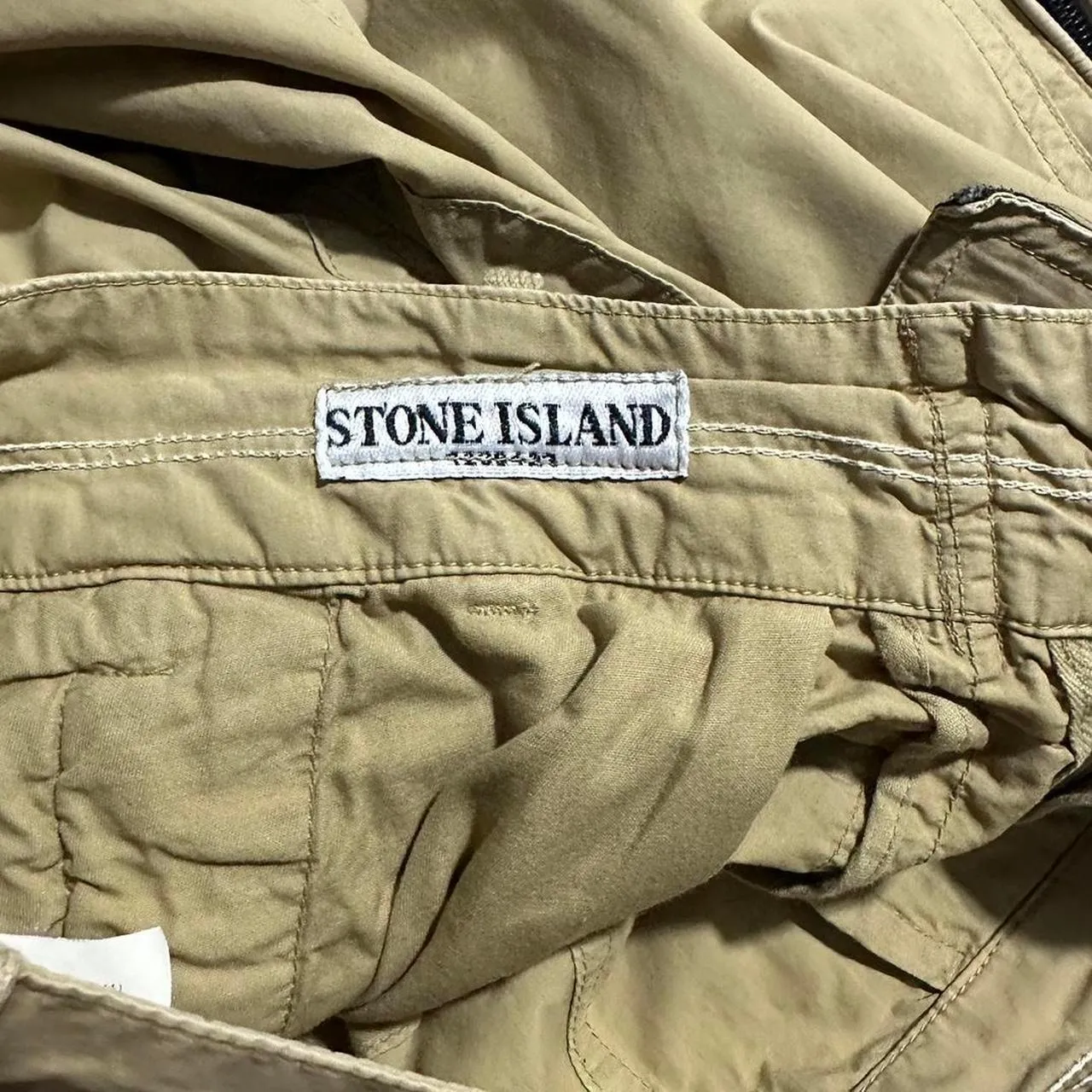 Stone Island Tan Flight Combat Cargos