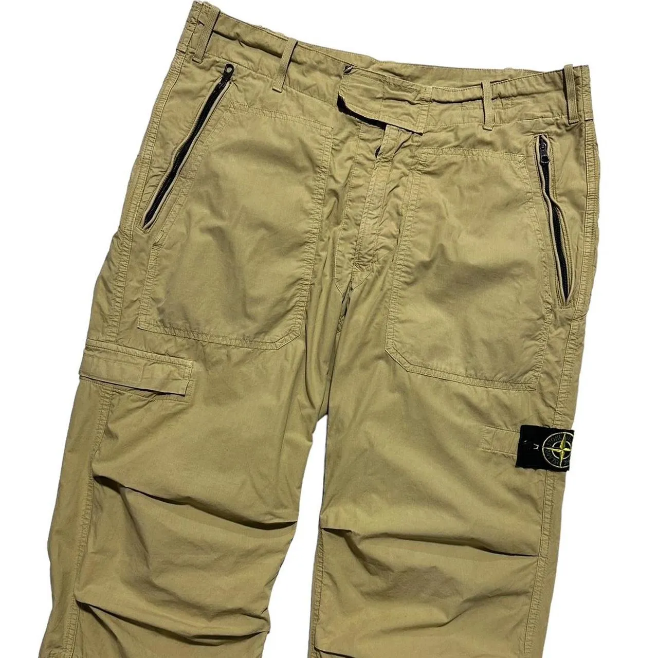 Stone Island Tan Flight Combat Cargos