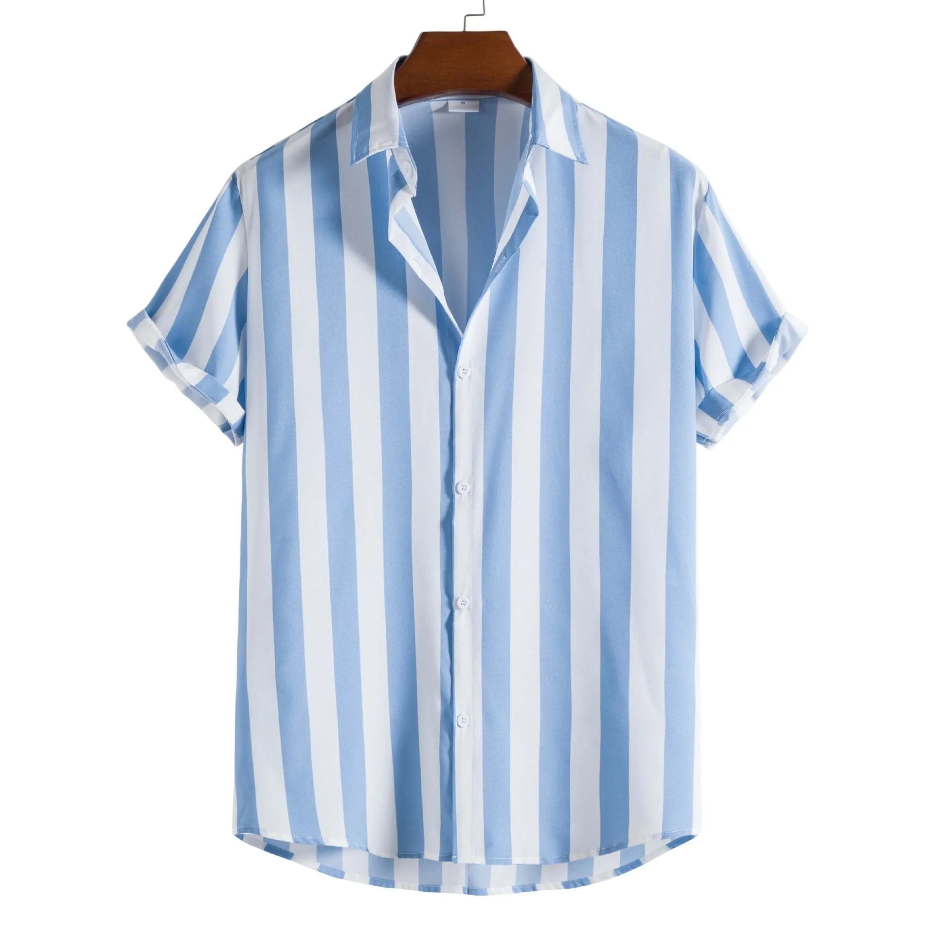 Stripe Hawaiian Casual Shirts