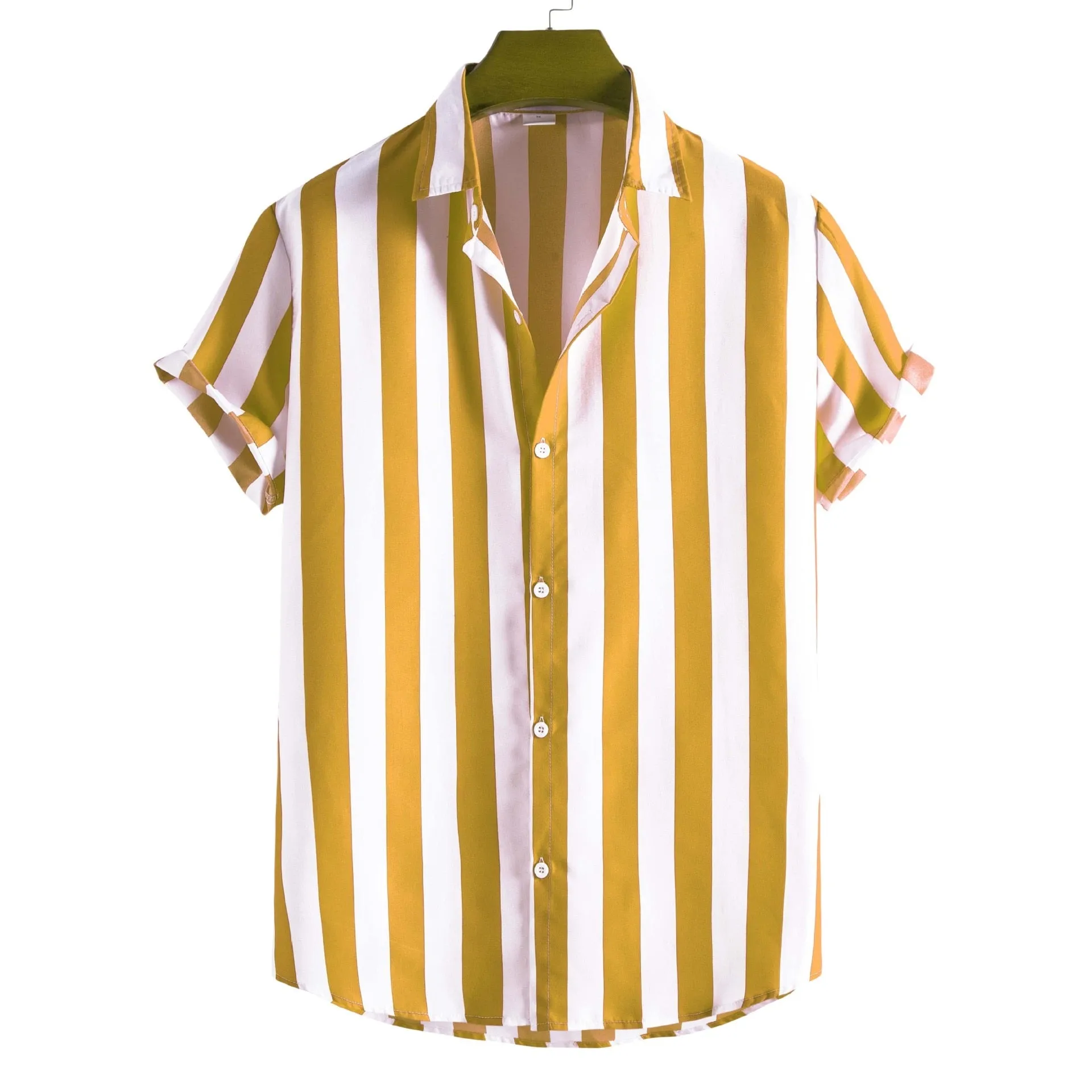 Stripe Hawaiian Casual Shirts