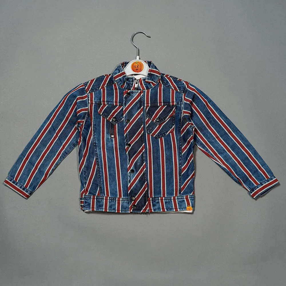 Striped Pattern Shirts For Boys