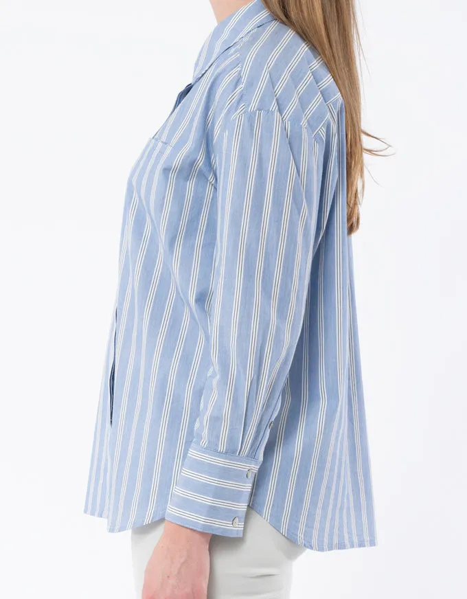 Striped Shirt Blue