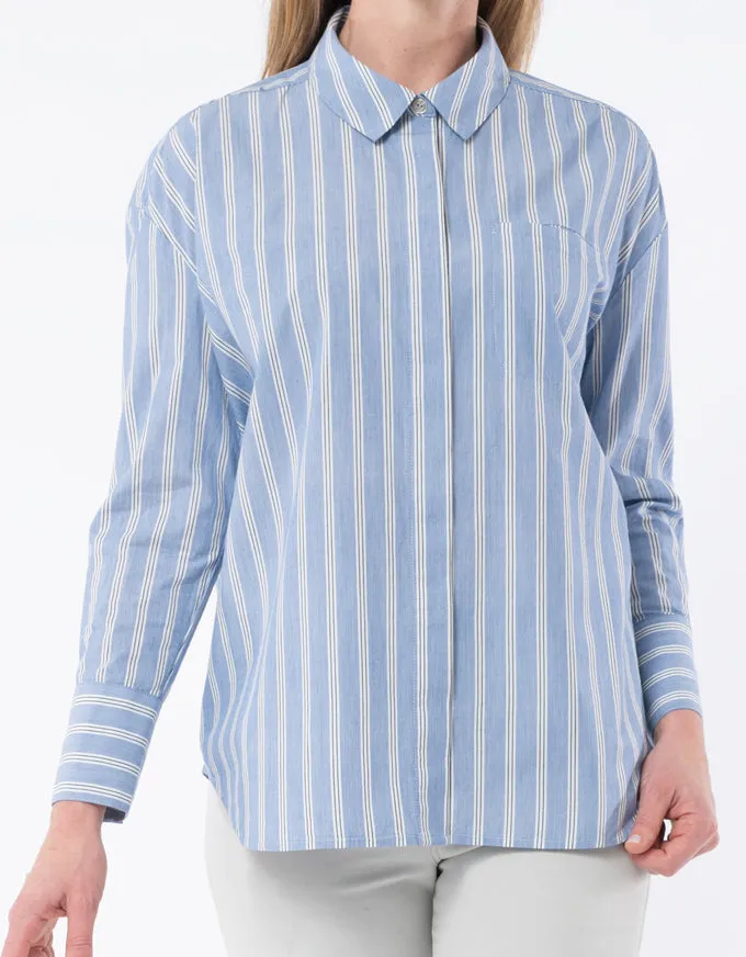 Striped Shirt Blue