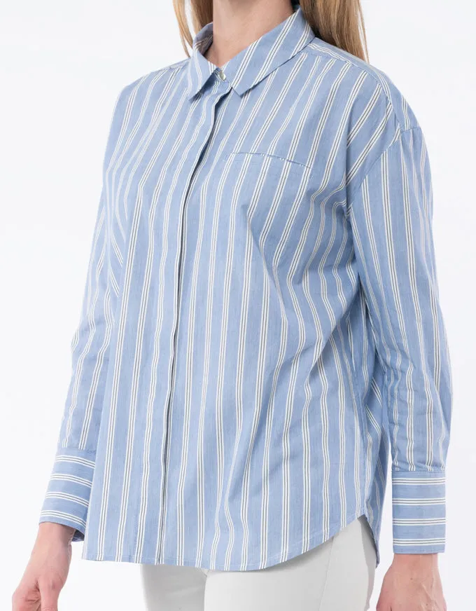 Striped Shirt Blue